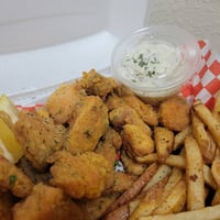 Salmon Nuggets W/Fries 
