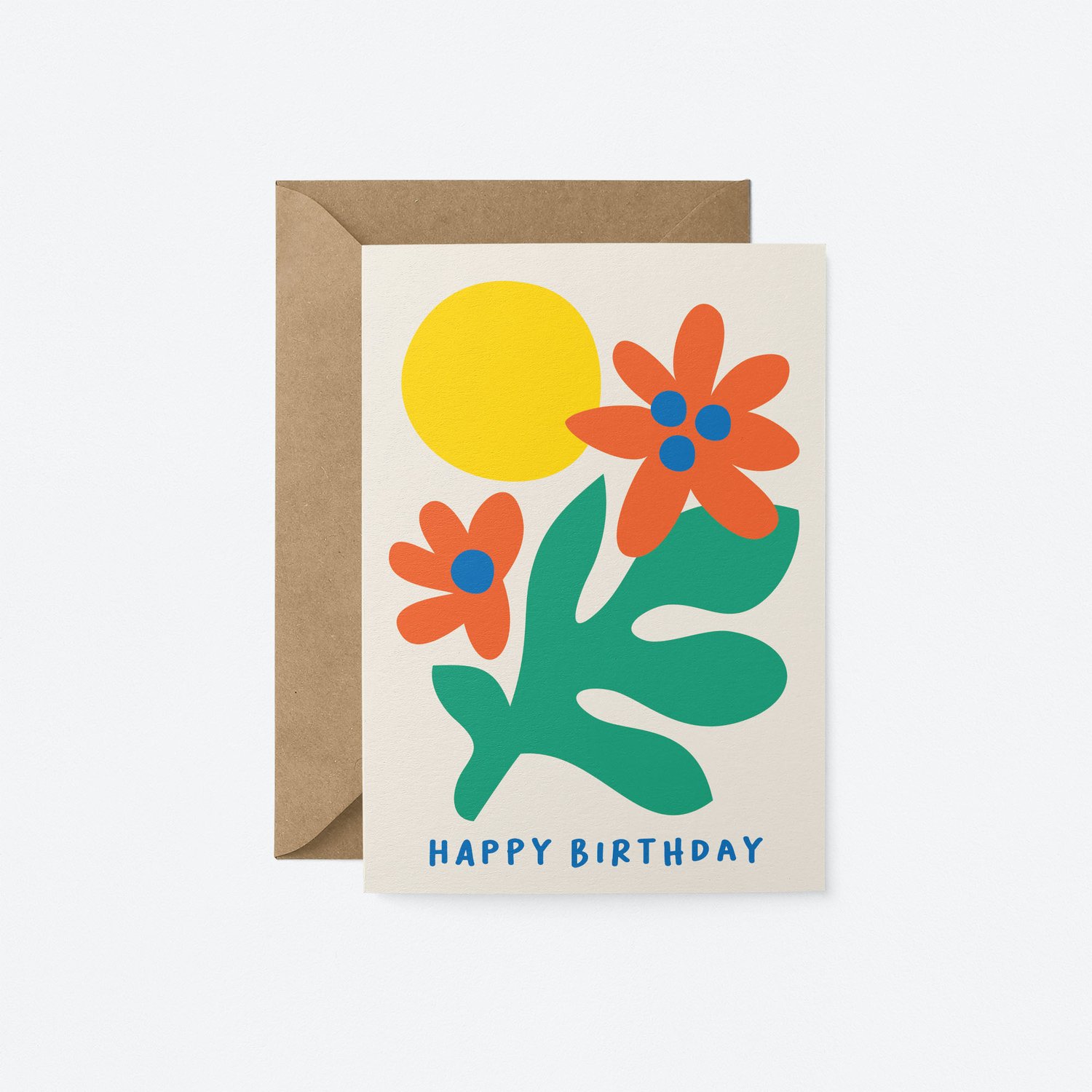 Image of Happy Birthday Floral Card