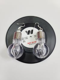 Image 4 of Clear Light Bulb Earrings