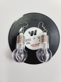 Image 3 of Clear Light Bulb Earrings