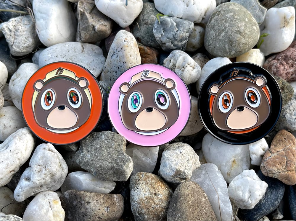 Image of Bear Pin - Alternate Black