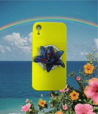 Image 1 of Blue Lily Phone Grip