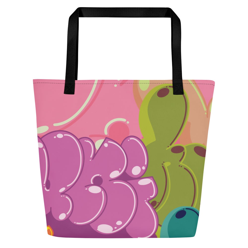 Image of HUNI ALL OVER THROW TOTE