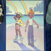 Image 1 of "Beached Sea Creatures" 18" x 24" Matte Poster Print