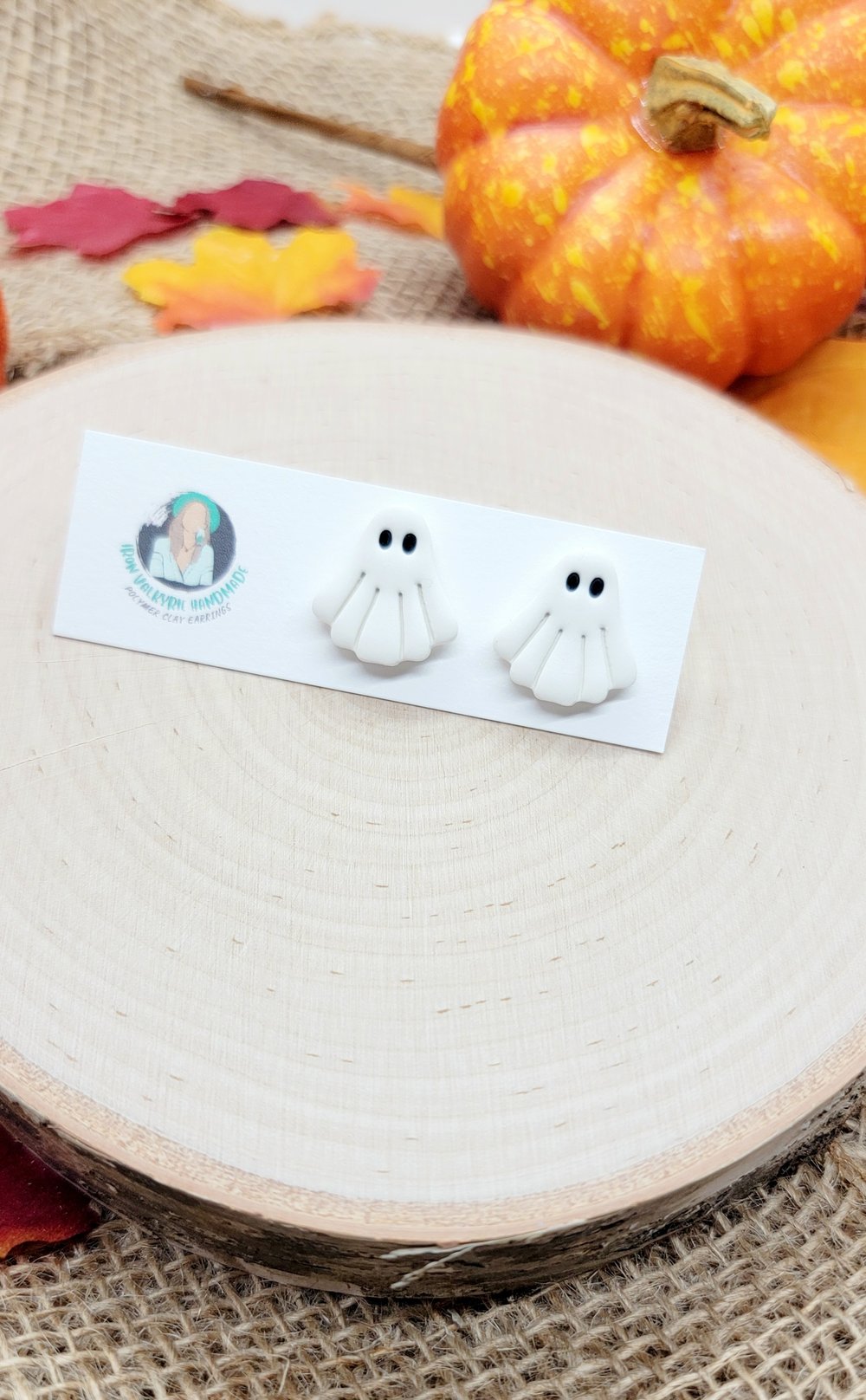 Image of Spooky Ghost Studs 