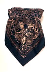 Snakes Metallic Bronze on BLack 