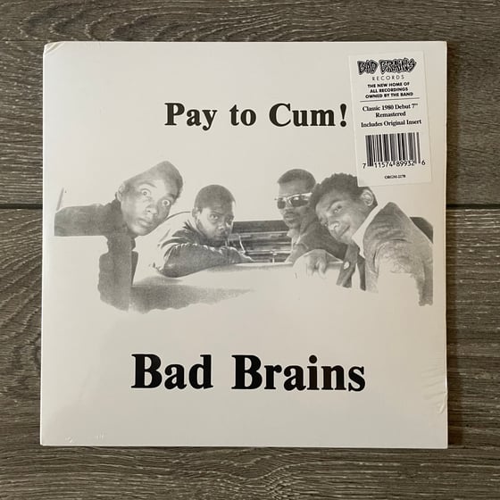 Image of Bad Brains - Pay To Cum! Vinyl 7"