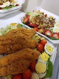 Fried Catfish Salad 