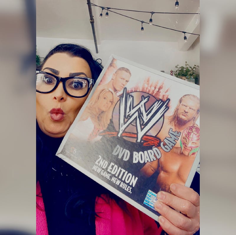 WWE DVD Board Game (2nd Edition) + Autograph