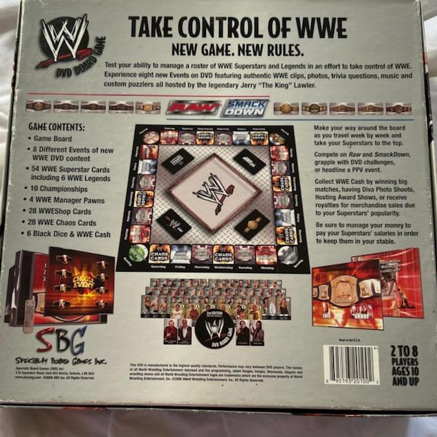 WWE DVD Board Game (2nd Edition) + Autograph