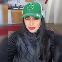 Image 1 of Green Chicago Cubs MLB Baseball Hat
