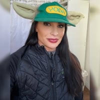 Image 1 of Green Star Wars Yoda Hat with Ears