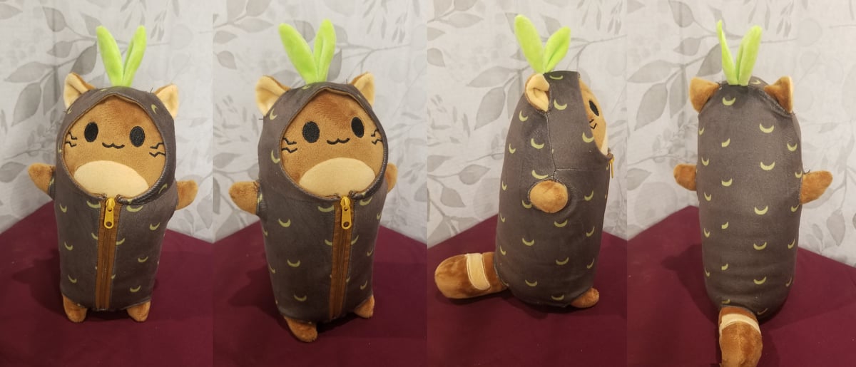 1pc 32cm Tall Cute Sprouting Potato Plush Toy, Ideal As Festival