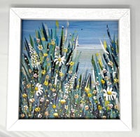 Image 1 of 'Daisy' Textured Framed Print