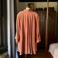 Image 3 of Valentino Leather Suede Oversized Jacket Small