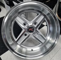 Image 2 of 13" CROSSLITE ALLOY WHEELS FITS 4X108 SILVER POLISHED
