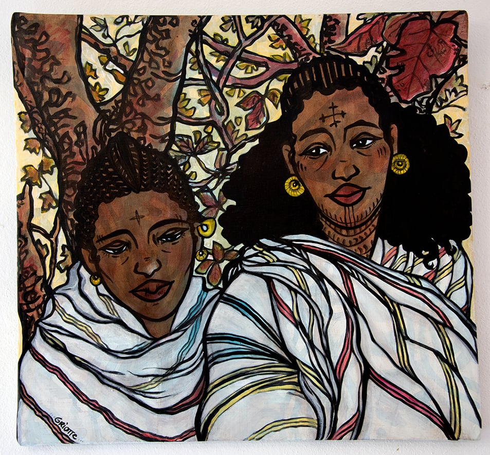 Image of Aksum Basket Market, deux femmes