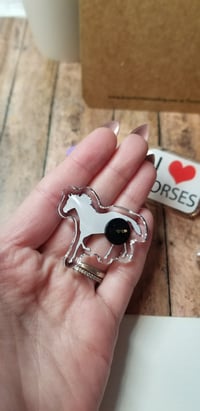 Image 5 of I love Horses | Acrylic Lanyard/Lapel Pin Set (3 Pins)