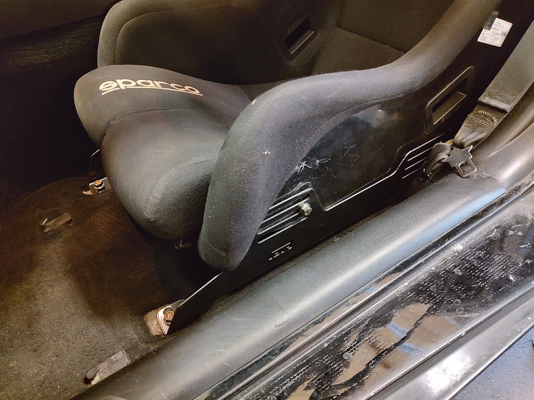 Corvette C5/C6 side mount seat brackets Bell Raceworks