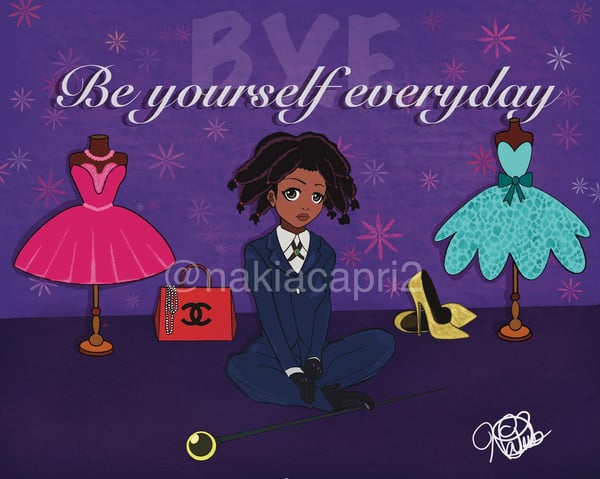 Image of Be Yourself:Canary Print