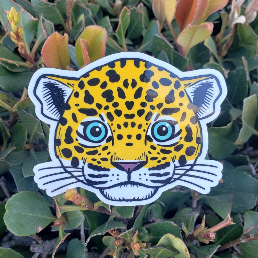 Jaguar Cub 3" Vinyl Sticker 