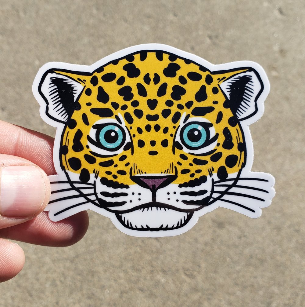Jaguar Cub 3" Vinyl Sticker 