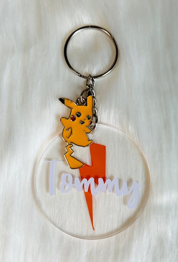 Image of Anime Name Personalized Keychain 
