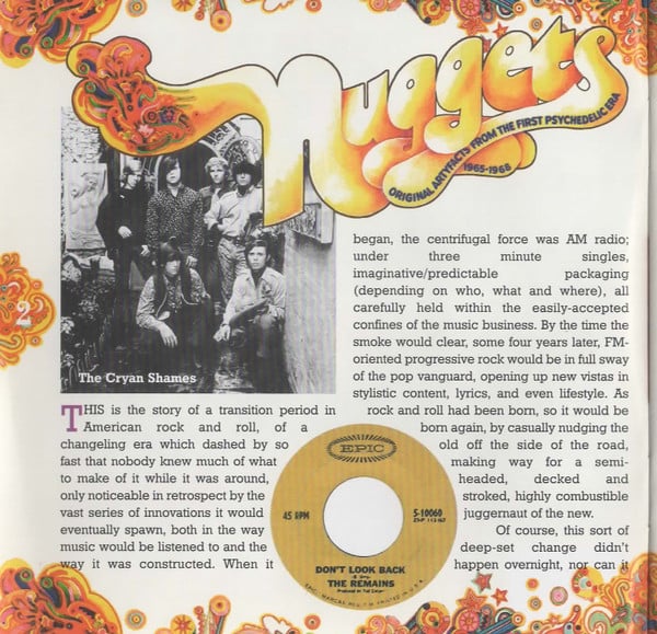 Various ‎– Nuggets - Original Artyfacts From The First Psychedelic Era 1965-68, CD