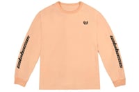 Image 1 of adidas Yeezy Calabasas Long Sleeves Tee Neon Orange