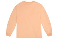 Image 2 of adidas Yeezy Calabasas Long Sleeves Tee Neon Orange