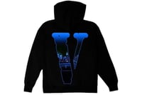 Image 2 of Pop Smoke x Vlone Armed And Dangerous Hoodie Black