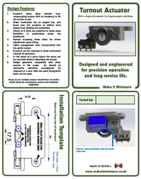 Image 3 of Single Switch Turnout/Point Actuator 