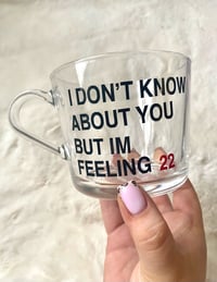 Taylor Swift 22 Glass Mug