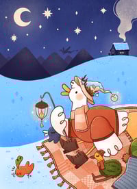 Image 2 of Winter Stars – 5 x 7 Print