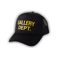Image 4 of Gallery Dept. Logo Trucker Hat Black