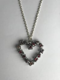 Image 2 of Rose Garden Heart Pendant 