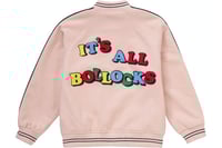 Image 2 of Supreme Jamie Reid It's All Bollocks Varsity Jacket Dusty Pink
