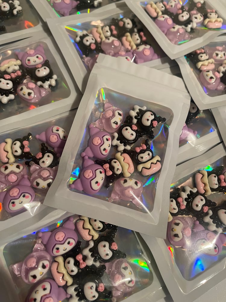 Image of PURPLE KUROMI CHARMS