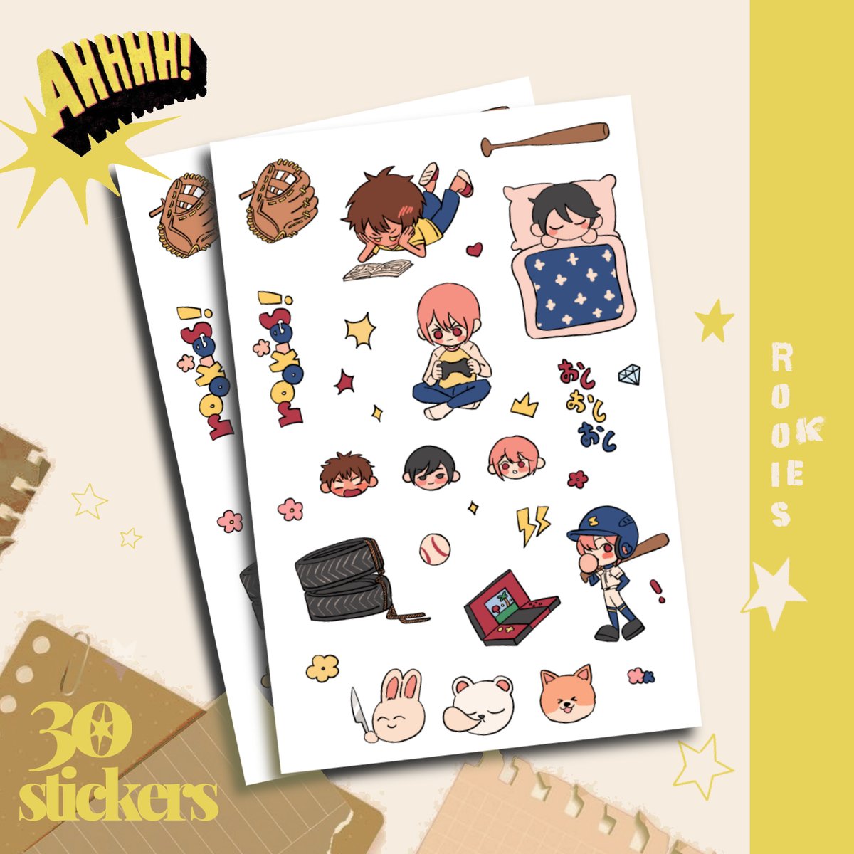 Rookies Sticker Sheet | moriusaki