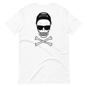 Image of Pirate Skull T shirt (white)