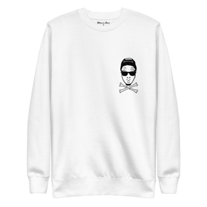 Image of Pirate Skull Sweatshirt (White)