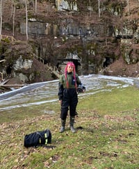 Image 1 of Olive/Black Unisex Cave Suit