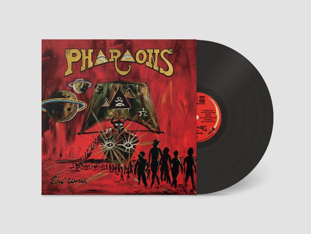 Image of PHARAONS - "EVIL WORLD" LP (1989-91)