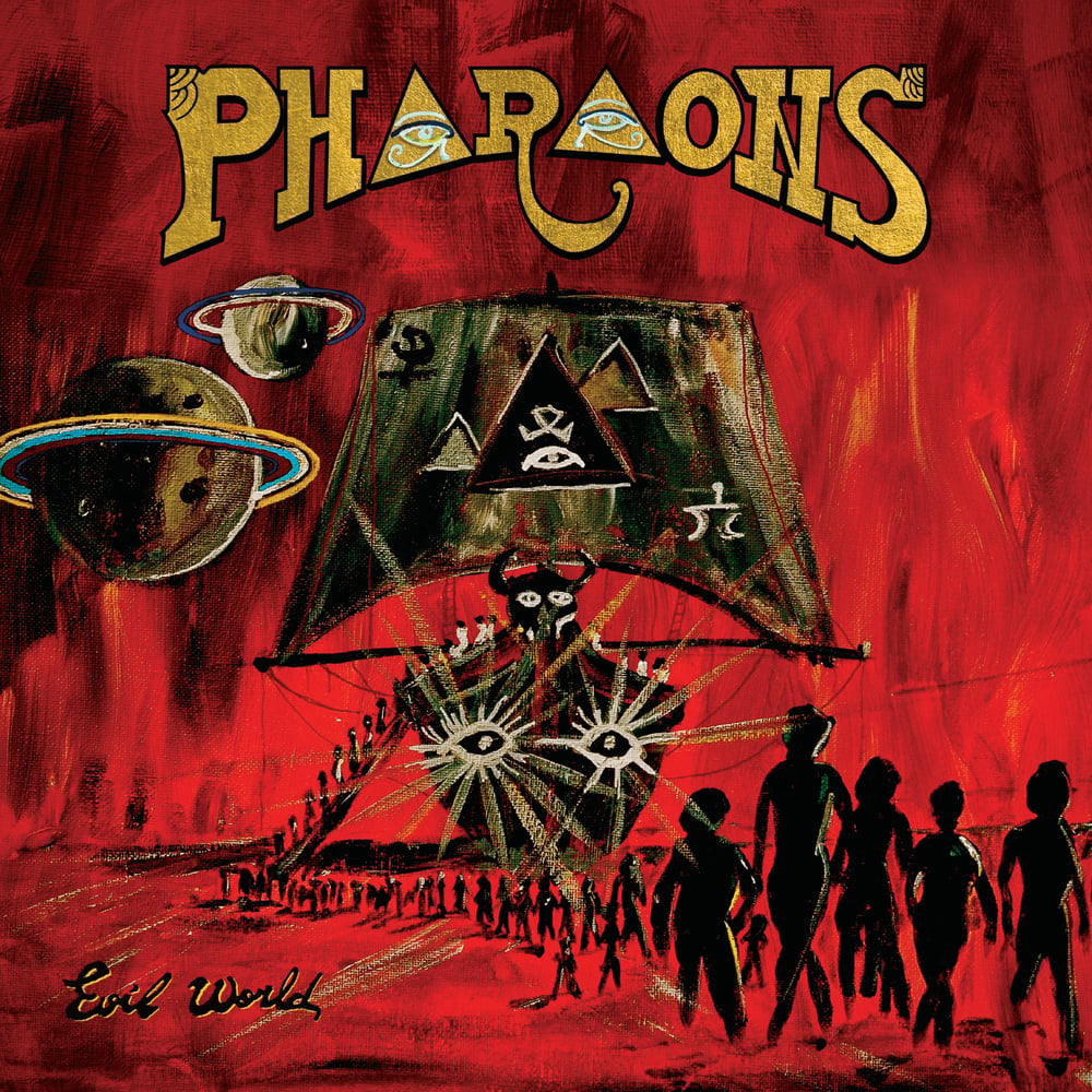 Image of PHARAONS - "EVIL WORLD" LP (1989-91)