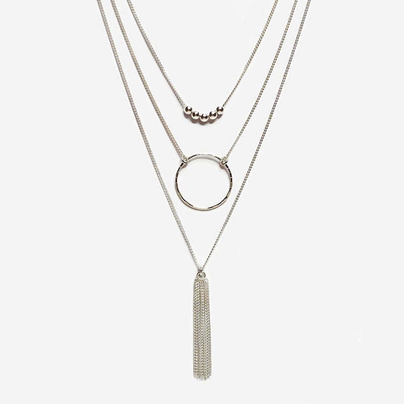 Collier Argent Femme Original Multi Chaines en ligne Collier Argent Femme Original Multi Chaines en ligne