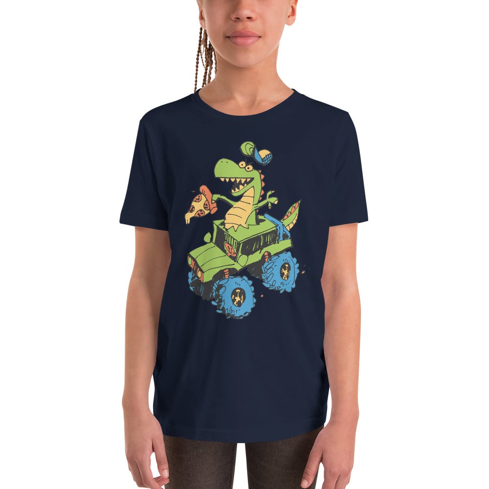 Image of Youth T-Rex Monster Truck T-Shirt