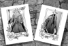 Gandalf & Witchking tarot A4 Prints Lord of the Rings inspired 