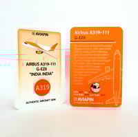 Image 3 of Aviapin A319-111 G-EZII pin badge - ex Easyjet aircraft