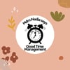 Good Time Management Stamp