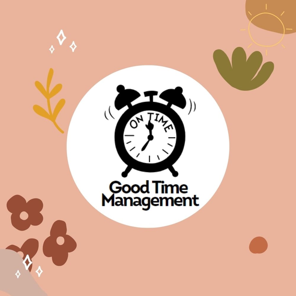 Good Time Management Stamp
